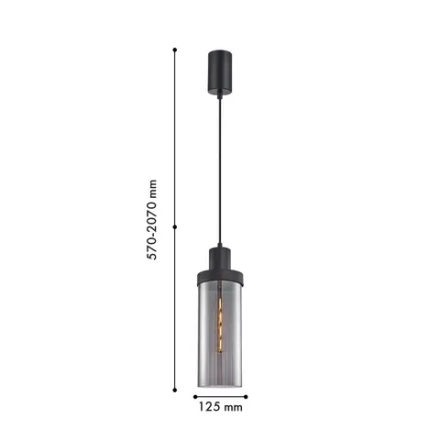 Подвес Hatt 4364-1P, 1*E27*40W. ТМ F-Promo