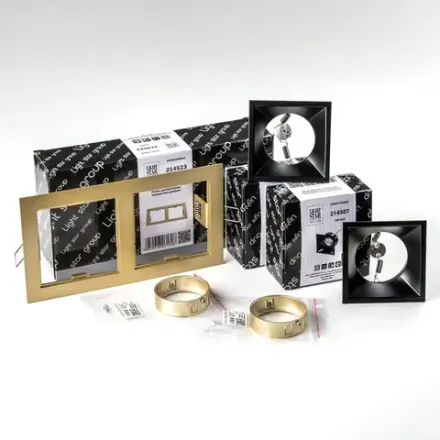 D5230707GMOD Светильник DOMINO QUADRO под LED модуль/лампу МR16 (214523+214507+214507+214003+214003)