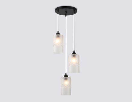 Светильник подвесной TR3412/3 BK черный E27/3 max 60W D330*1000