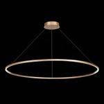 ST605.243.57 Светильник подвесной ST-Luce Золотистый/Белый LED 1*57W 4000K