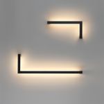 7153/10WL HIGHTECH ODL26 Настенный светильник  черный/акрилл/металл IP20 LED 10W 3000K 220V GRAFIC