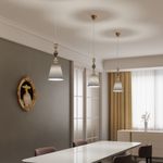 Подвесной светильник с керамикой 104012