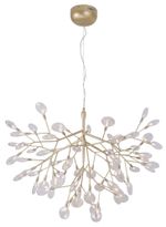 Светильник подвесной Crystal Lux EVITA SP63 GOLD/TRANSPARENT 1692/263