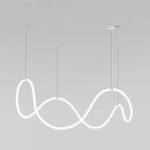 Подвесной светодиодный светильник CCT с пультом управления 90288/1 белый, LED