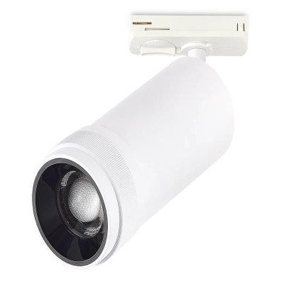 ST384.546.20 Св-к трек. Белый LED 1*20W 4000K 1 800Lm Ra>90 10-55о IP20 L170xW60xH- 220V