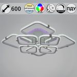 06321-3.3-4+4A WH+CR (RGB) светильник потолочный