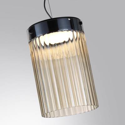 5047/15L L-VISION ODL24 303 черный/светл.янтарный/металл/стекло Подвес LED 15W 4000К 1676Лм PILLARI