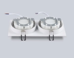 Светильник встраиваемый TN6612/2 WH белый IP44 GX53/2 max 15W 215*110*24