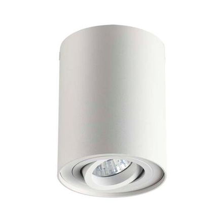 3564/1C HIGHTECH ODL18 000 белый Потолочный накладной светильник IP20 GU10 1*50W 220V PILLARON