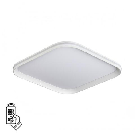 7750/72L MITRA LED SN 544 Светильник металл/PMMA/белый LED 72Вт 3000-6000К 396х396 IP20 пульт ДУ BETA
