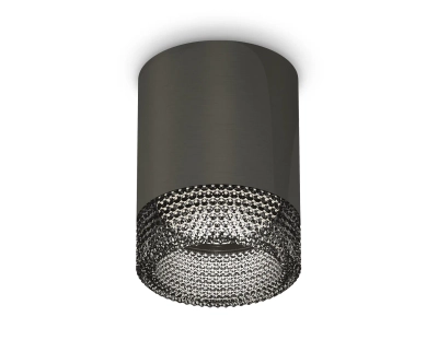 Комплект накладного светильника XS6303003 DCH/BK черный хром/тонированный MR16 GU5.3 (C6303, N6151)