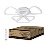 Светильник светодиодный ELEGANT SANSA-90W 90Вт 3000-4000-6500К 7000лм 230В 650х650х130мм с пультом ДУ IN HOME 4690612035369