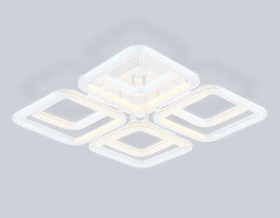 Светильник светодиодный потолочный FA8948/4+4 WH белый 101W 3000-6000K 485*485*120 (ПДУ ИК)