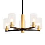 Потолочный светильник Ombre FR2051CL-05BBS, E14х5. TM Maytoni