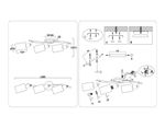 Светильник накладной TR8722/3 BK/WD черный/дерево E14/3 max 60W 580*100*210