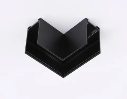 Коннектор угловой для накладного шинопровода Magnetic 220V GL1032 BK черный 80*80*52 (соединители в комплекте)