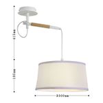 Настенно-потолочный Eureka 3005-1P, 1*E27*60W. ТМ F-Promo