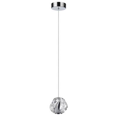 5084/5L L-VISION ODL25 553 хром/прозрачный/металл/акрил Подвес LED 5W 4000K 250Лм JEMSTONE