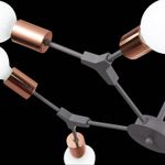 SLE106403-08 Люстра подвесная Серый, Розовое золото E27 8*60W