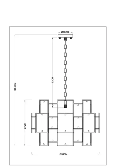 Подвесная люстра Arte lamp THEEMIN A4068LM-12SG, 12хE14