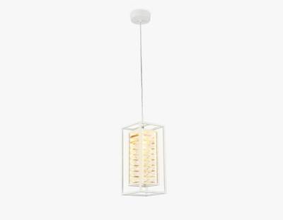 Подвесной светильник с хрусталем TR5042 WH/CL белый/прозрачный E14/1 max 40W 180*180*760