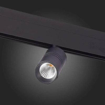 ST365.436.07 Магнитный трековый светильник Черный LED 1*7W 3000K 595Lm Ra>80 36° IP20 L-xW44xH90 48V