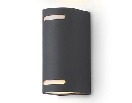 Светильник уличный настенный архитектурный ST3741/2 GR серый IP54 GU10/2 max 35W 150*68*92