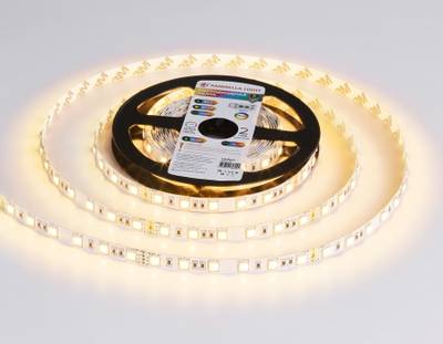 Светодиодная лента RGB GS4302 5050 60Led/ 14.4W m/ 24V IP20 RGB/ 5000*10*1.87mm/ кратность резки 100mm (4 конт.)