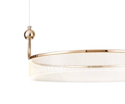 08045-80,37 Подвес Риваль французское золото d80 h150 Led 52W (3000K)