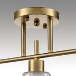 8188/3C COMFI LN25 190 латунь/прозрачный, металл/стекло Потолочный светильник E14 3*40W 220V VIVIAN