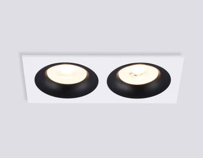 Светильник встраиваемый TN102732/2 WH/BK белый/черный GU5.3 175*92*23