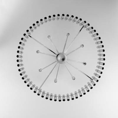 Потолочная люстра 362/8 серебро