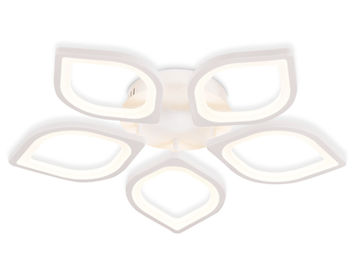 Потолочный светодиодный светильник без пульта FA444/5 WH белый 60W 4200K 580*580*80 (Без ПДУ)