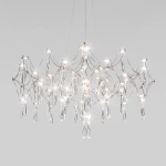 Подвесной светодиодный светильник с фигурным хрусталем 443/1, LED