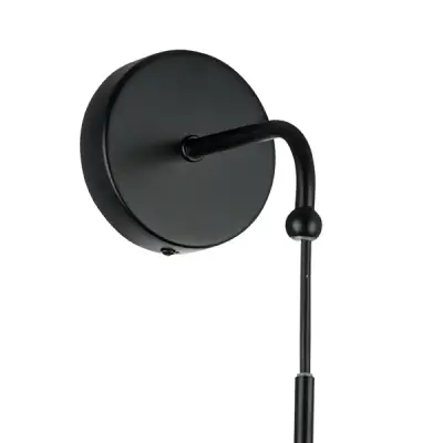 690517 Бра RAMO 1х40W E27 ЧЕРНЫЙ МАТОВЫЙ/ПРОЗРАЧНЫЙ Lightstar