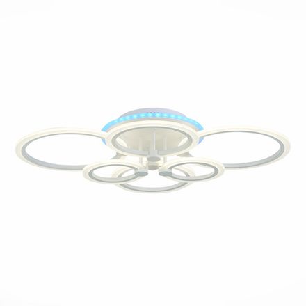 SLE500552-06RGB Светильник потолочный Белый/Белый LED 1*132W RGB 8W 3000-6000K