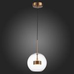 SL1133.233.01 Светильник подвесной ST-Luce Латунь/Прозрачный LED 1*14W 3000K