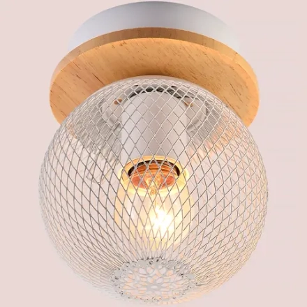 01565-3.3-01 WH+WOOD светильник потолочный Reluce, E27х1