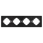 Рамка пластиковая FRM-TENDO-SFPL-4-BK (Arlight, -)