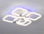 Светильник светодиодный потолочный FA3861/4+1 WH белый 70W 3000K-6400K+RGB 400*400*115 (ПДУ РАДИО 2.4G)