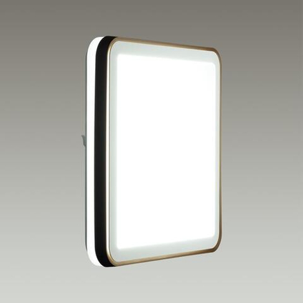 7621/DL PALE SN 162 Светильник пластик/черн./медный LED 48Вт 3000-6300K 440х440 IP43 пульт ДУ EFFA