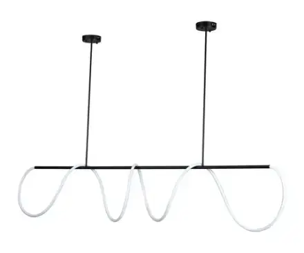 08041-200,19(4000K) Подвес диммируемый Далия черный L227 h100 Led 120w (4000K) с пультом ДУ