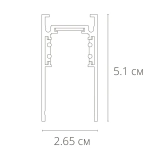 Магнитный шинопровод Arte Lamp LINEA-ACCESSORIES A460233