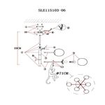 SLE115103-06 Люстра потолочная Белый/Белый E14 6*60W