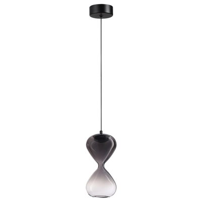 5092/4LA PENDANT ODL25 357 черный/дымчатый градиент/прозрачн./металл/стекло Подвес LED 4W 4000K 388Лм GLESSI