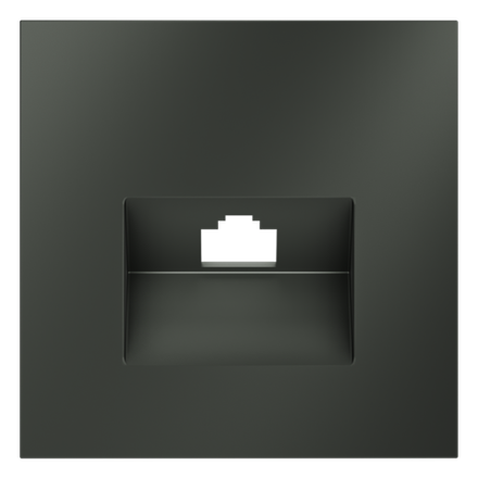 VLS001306 Накладка для розетки компьютерной RJ45 кат.6, S70 (титан). (ТМ Maytoni)