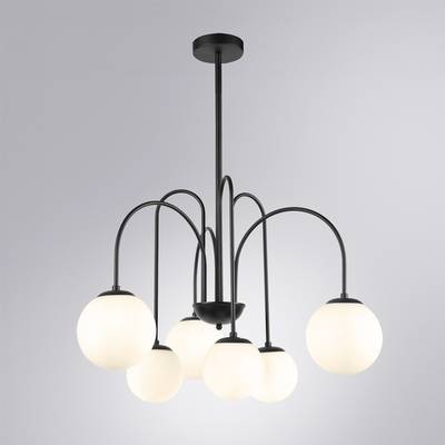 Люстра на штанге Arte Lamp MEBSUTA A1675LM-6BK, 6хE14