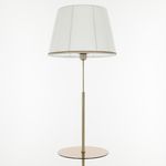 Citilux Линц CL402980T Торшер бронза со столиком и белым абажуром