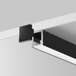 Алюминиевый профиль накладной 8x9 (Черный, 2 м), ALM-0809-B-2M 631002