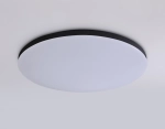 Потолочный светодиодный светильник с Wi-Fi Яндекс Алисой/Tuya/Smart Home/Alexa FZ2004 BK черный IP54 20W 3000K-6500K+RGB D300*55 (ПДУ ИК)
